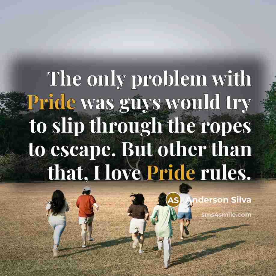 “The only problem with Pride was guys would try to…” quote by Anderson Silva
