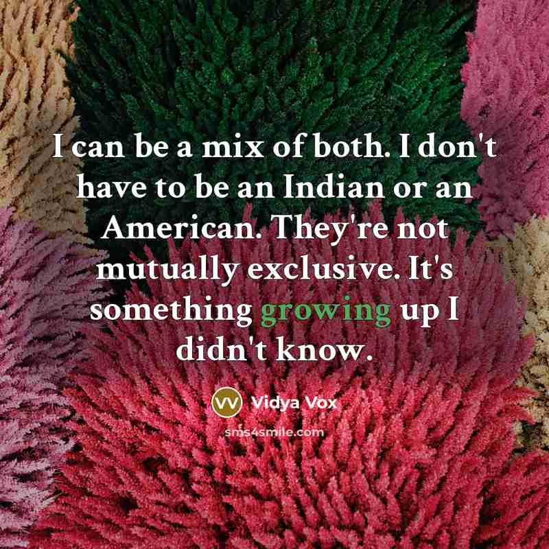 “I can be a mix of both. I don't have…” quote by Vidya Vox