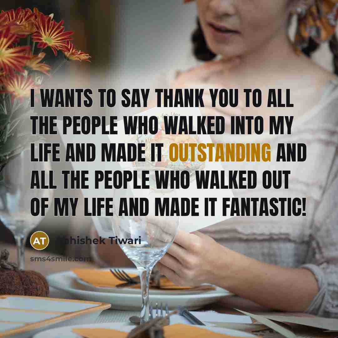 “I wants to say thank you to all the people…” quote by Abhishek Tiwari