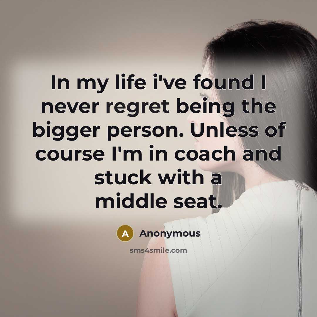 “In my life i've found I never regret being the…” quote by Anonymous