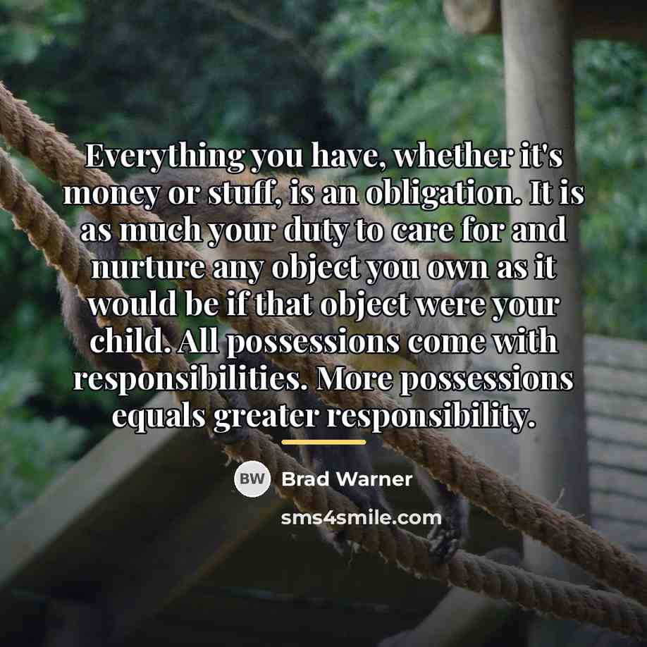 “Everything you have, whether it's money or stuff, is an…” quote by Brad Warner