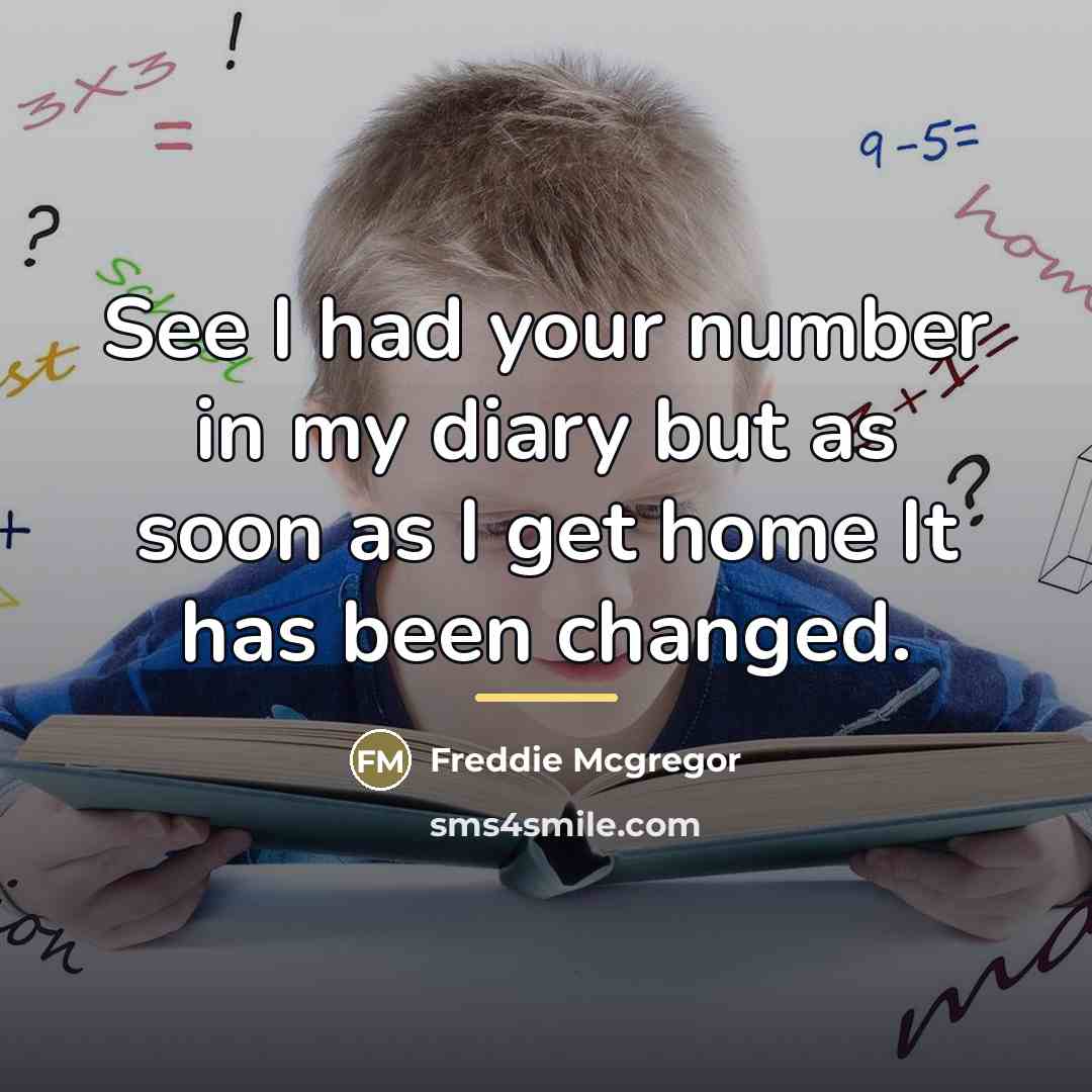 “See I had your number in my diary but as…” quote by Freddie Mcgregor