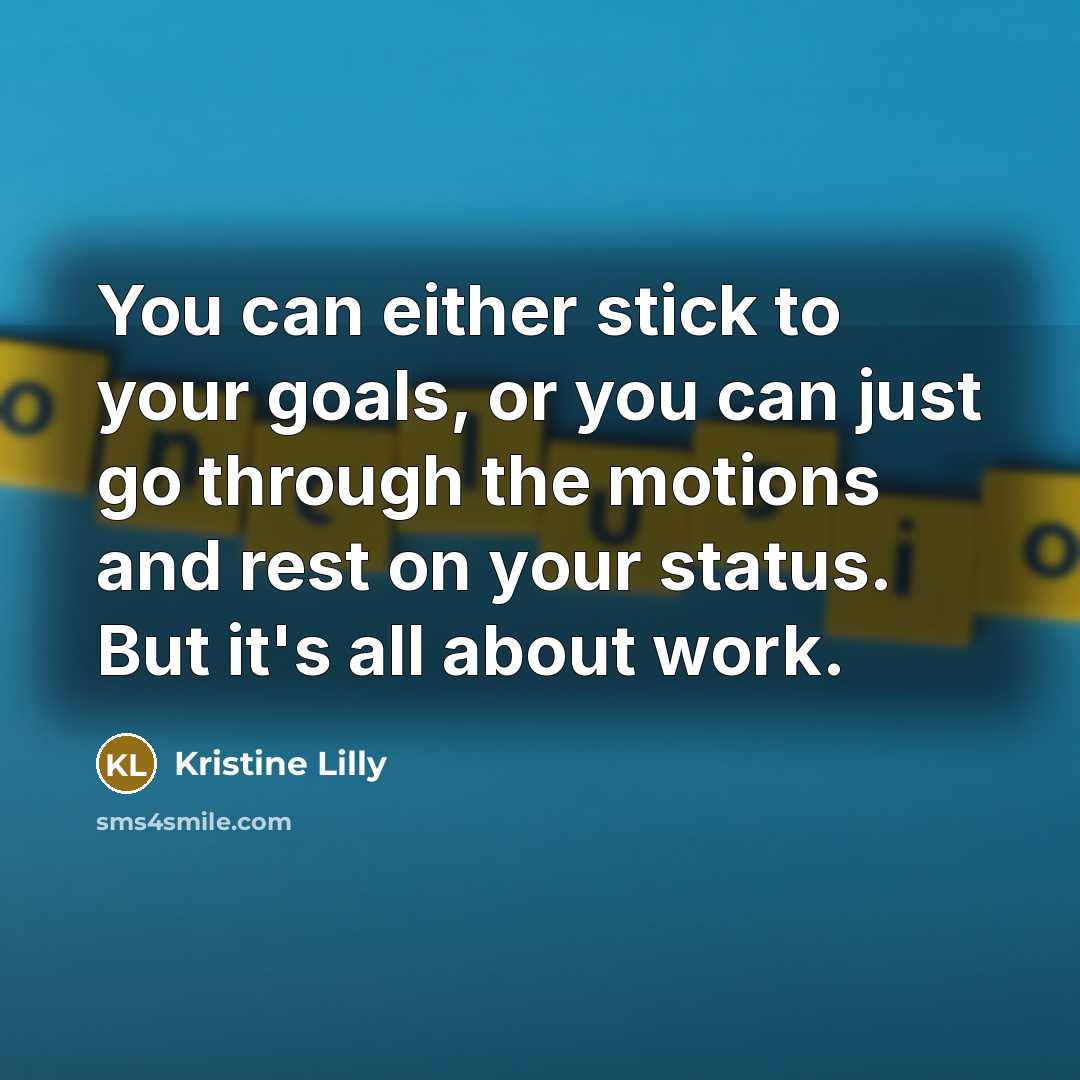 “You can either stick to your goals, or you can…” quote by Kristine Lilly