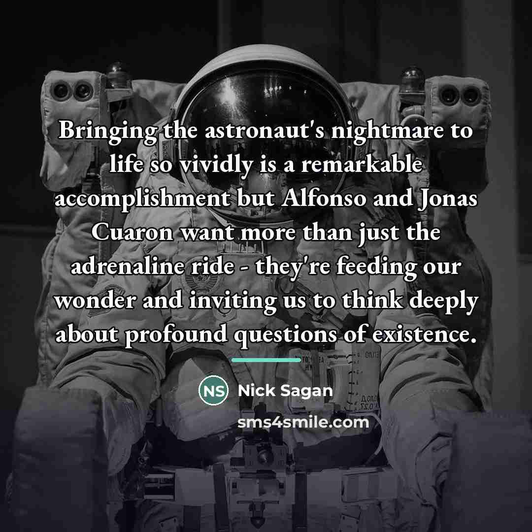 “Bringing the astronaut's nightmare to life so vividly is a…” quote by Nick Sagan