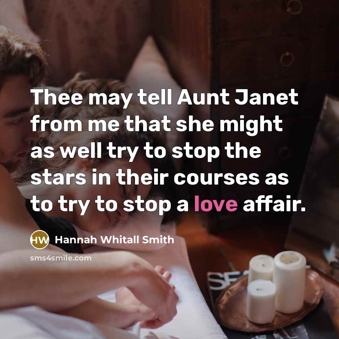 “Thee may tell Aunt Janet from me that she might…” quote by Hannah Whitall Smith