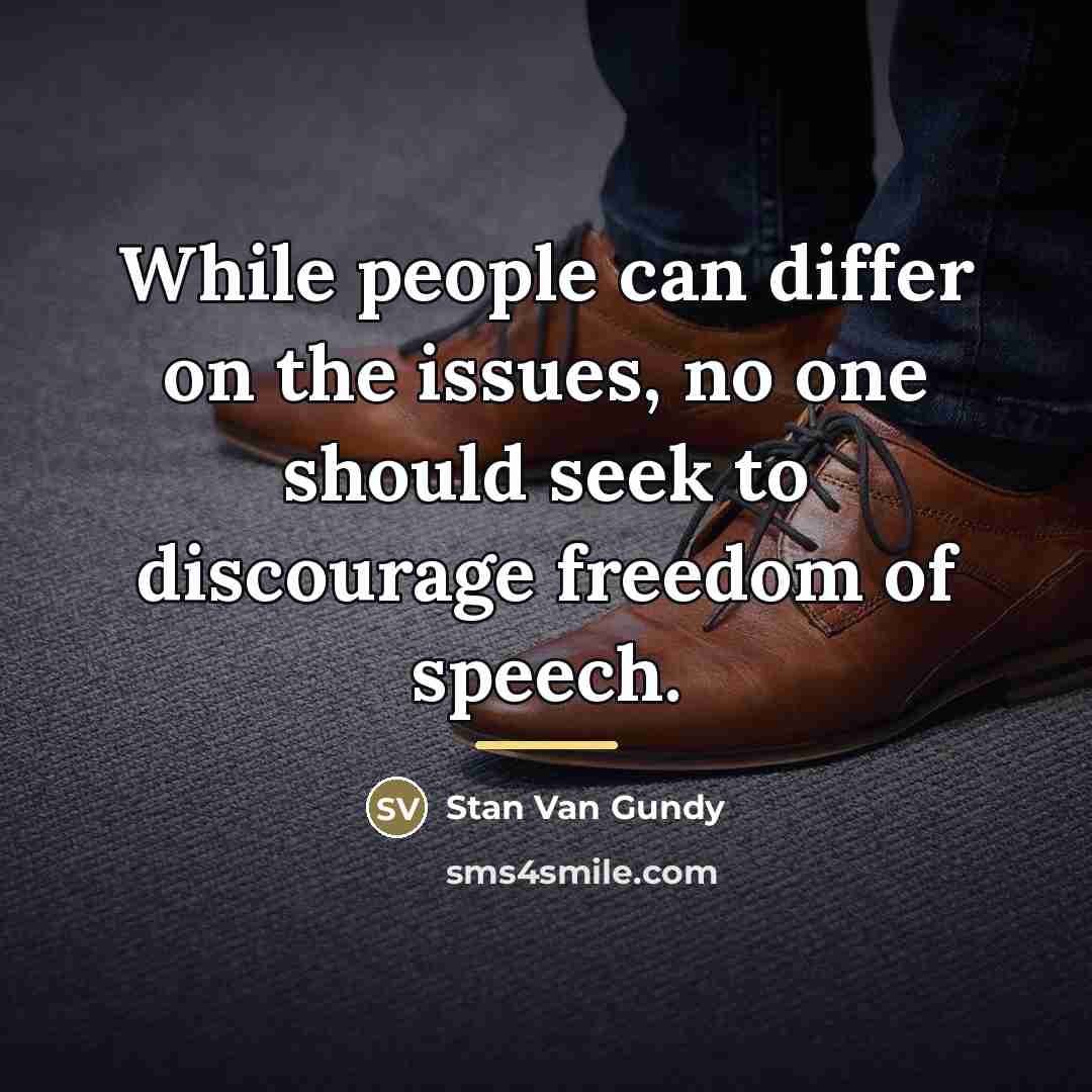 “While people can differ on the issues, no one should…” quote by Stan Van Gundy