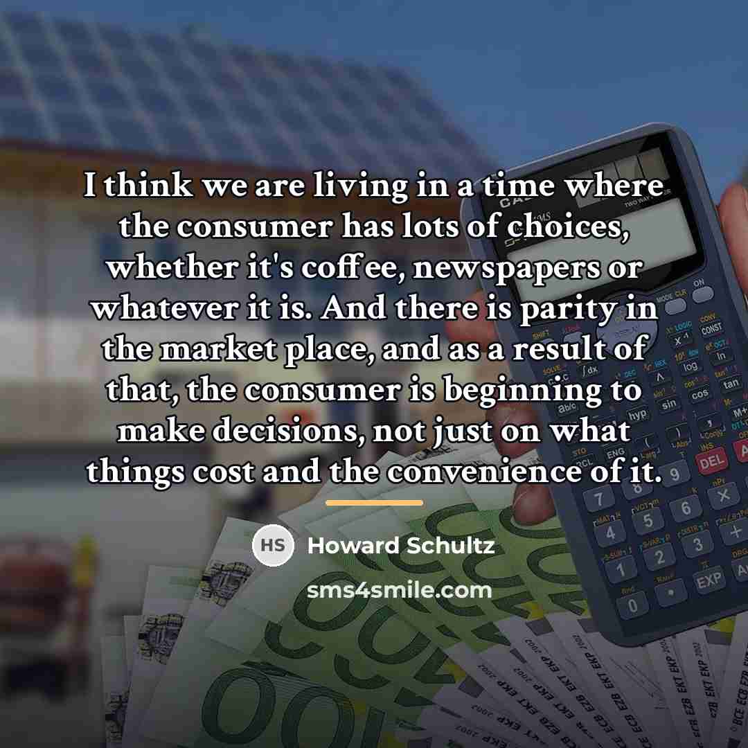 “I think we are living in a time where the…” quote by Howard Schultz