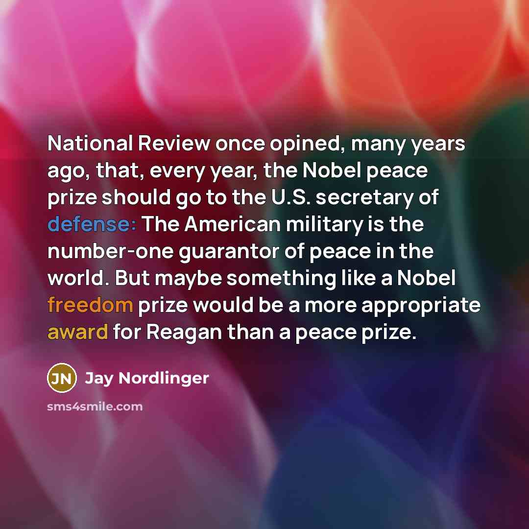 “National Review once opined, many years ago, that, every year,…” quote by Jay Nordlinger