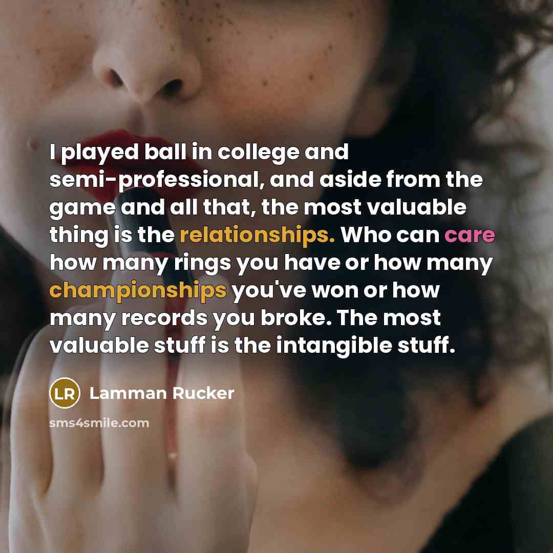 “I played ball in college and semi-professional, and aside from…” quote by Lamman Rucker