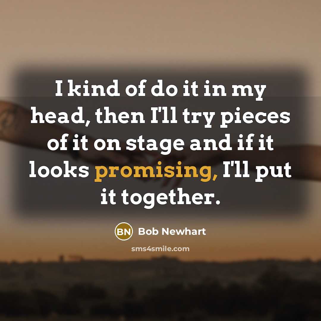 “I kind of do it in my head, then I'll…” quote by Bob Newhart