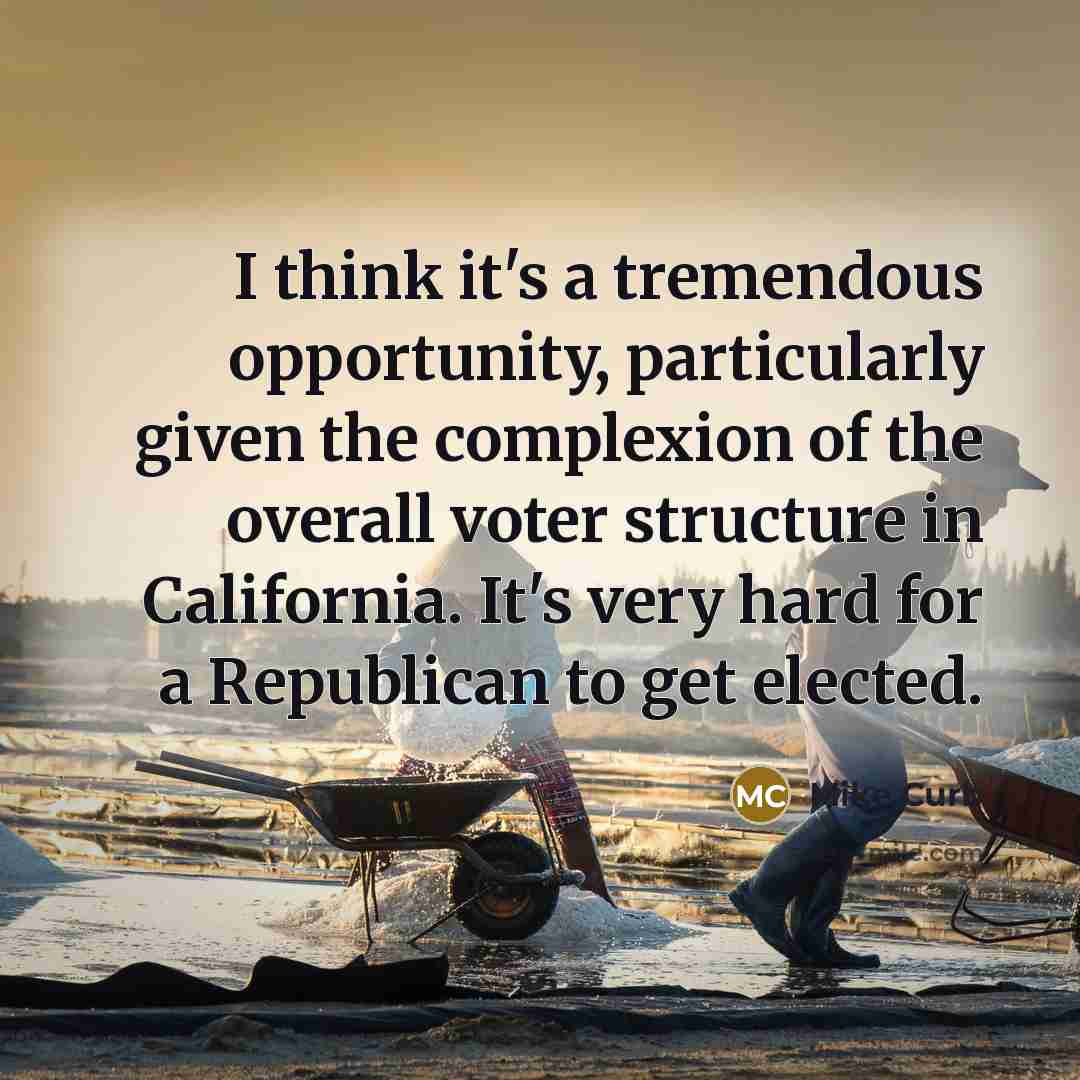 “I think it's a tremendous opportunity, particularly given the complexion…” quote by Mike Curb