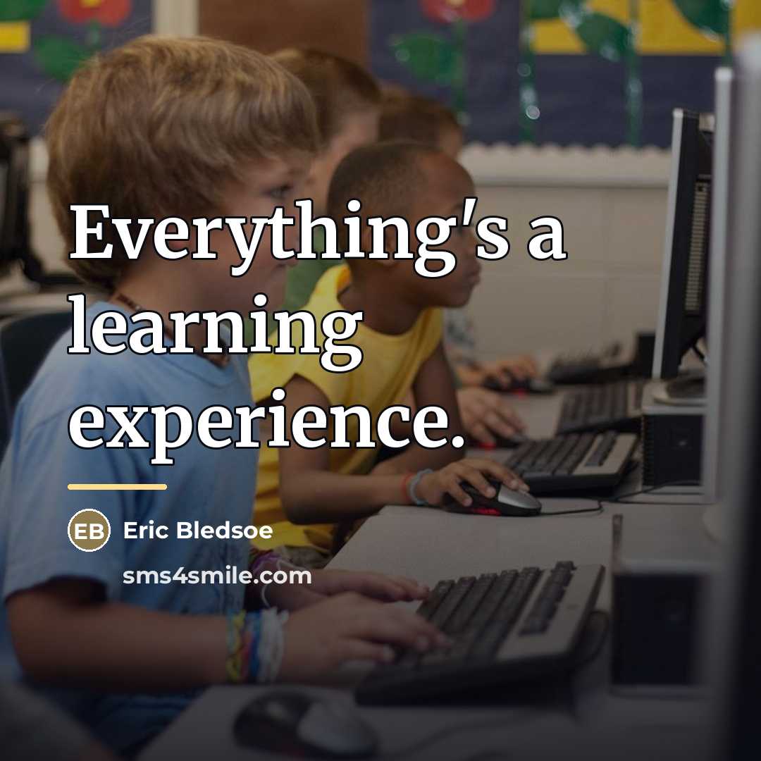 “Everything's a learning experience.…” quote by Eric Bledsoe