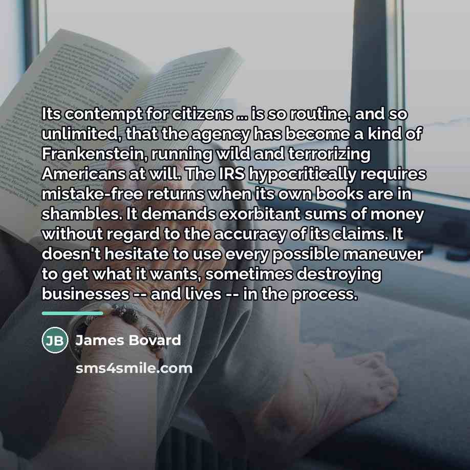 “Its contempt for citizens ... is so routine, and so…” quote by James Bovard