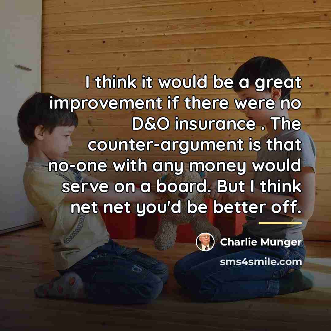 “I think it would be a great improvement if there…” quote by Charlie Munger