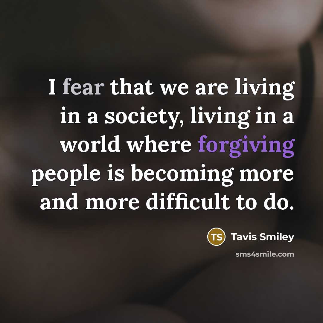 “I fear that we are living in a society, living…” quote by Tavis Smiley