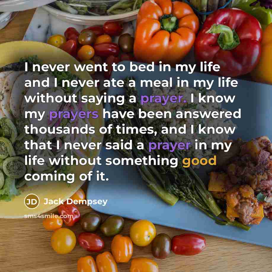 “I never went to bed in my life and I…” quote by Jack Dempsey