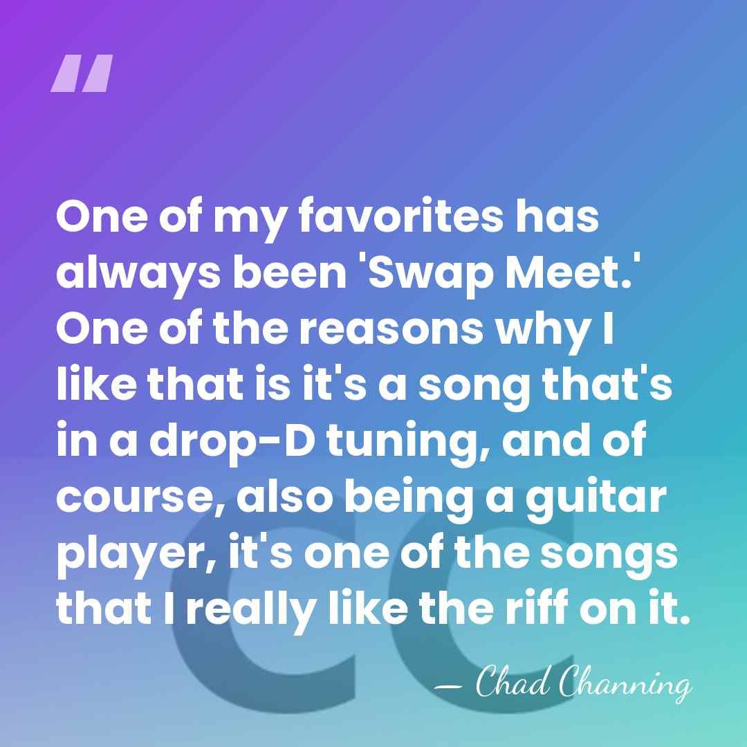 One of my favorites has always been 'Swap Meet.' One of the&hellip; - Chad Channing