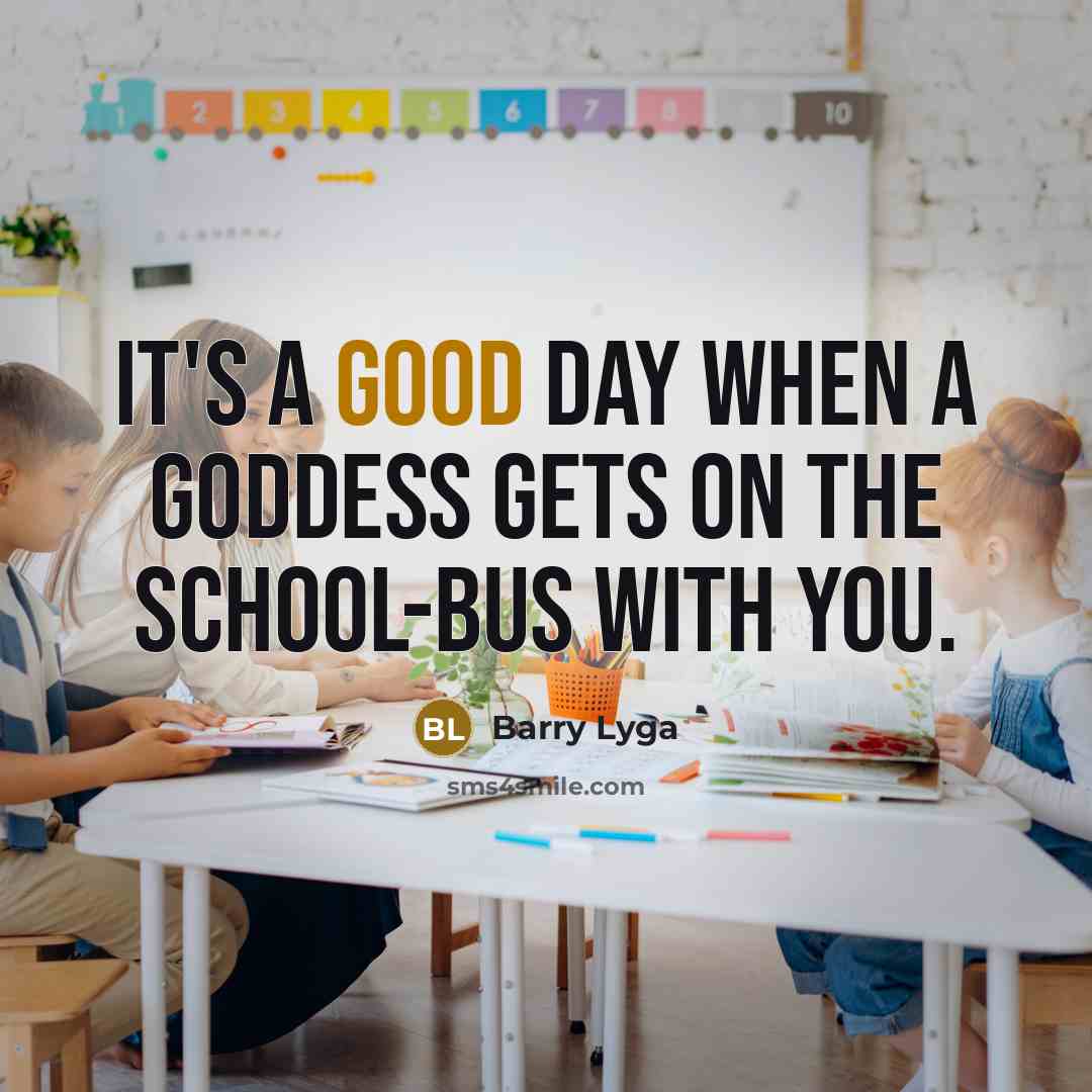 “It's a good day when a goddess gets on the…” quote by Barry Lyga