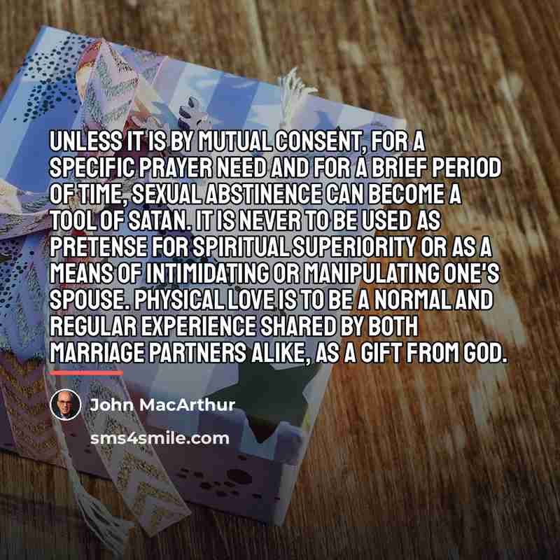 “Unless it is by mutual consent, for a specific prayer…” quote by John MacArthur