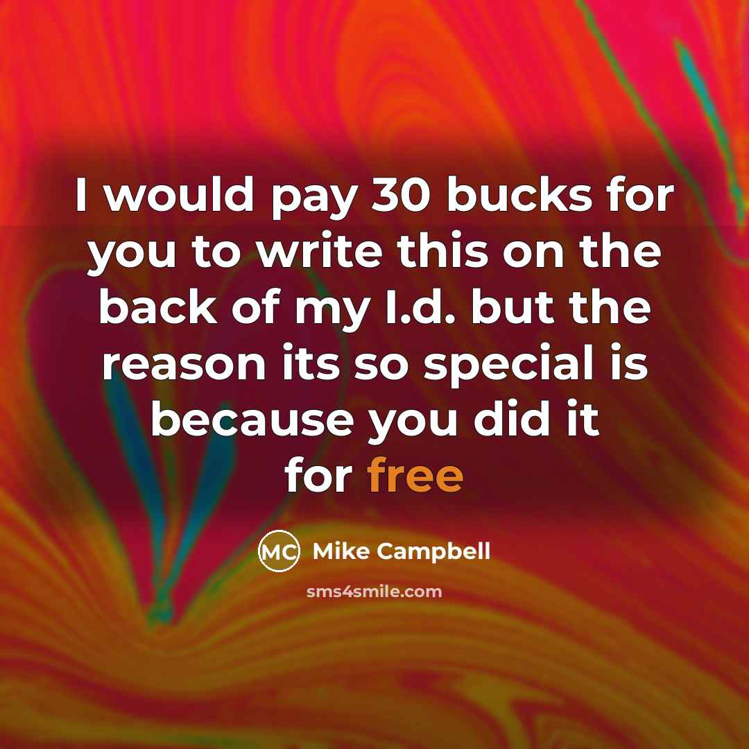 “I would pay 30 bucks for you to write this…” quote by Mike Campbell