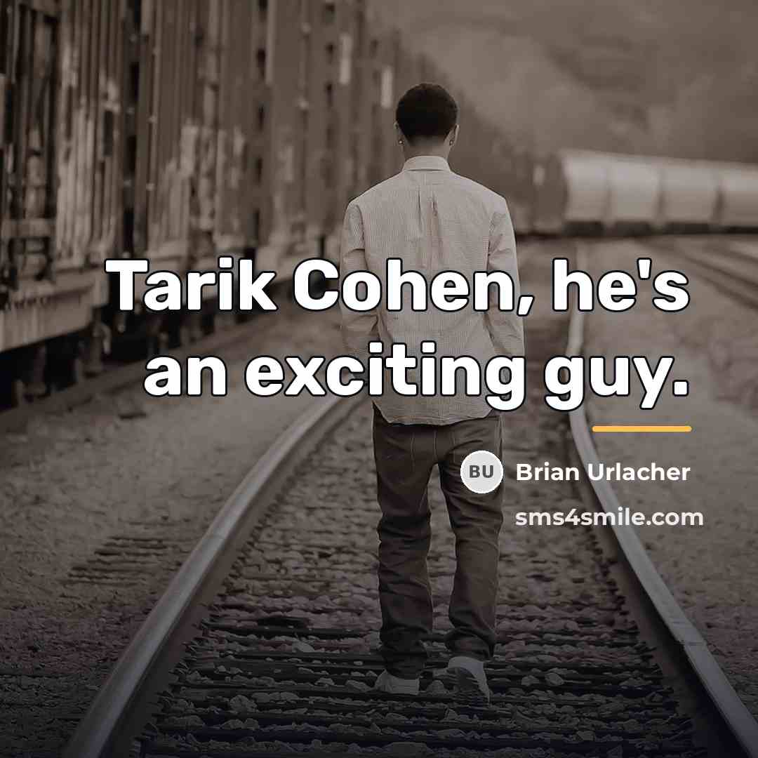 “Tarik Cohen, he's an exciting guy.…” quote by Brian Urlacher