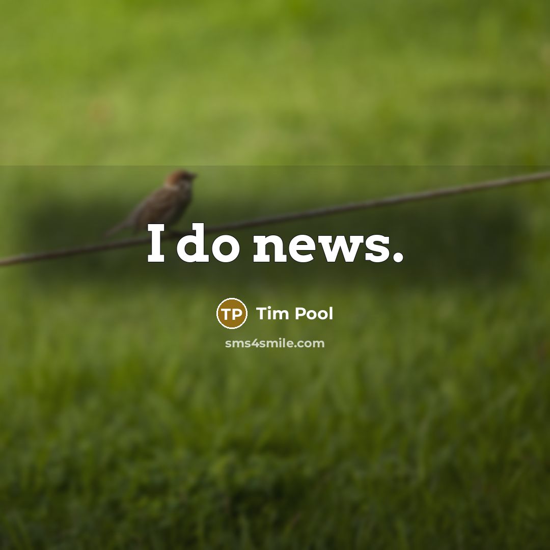 “I do news.…” quote by Tim Pool