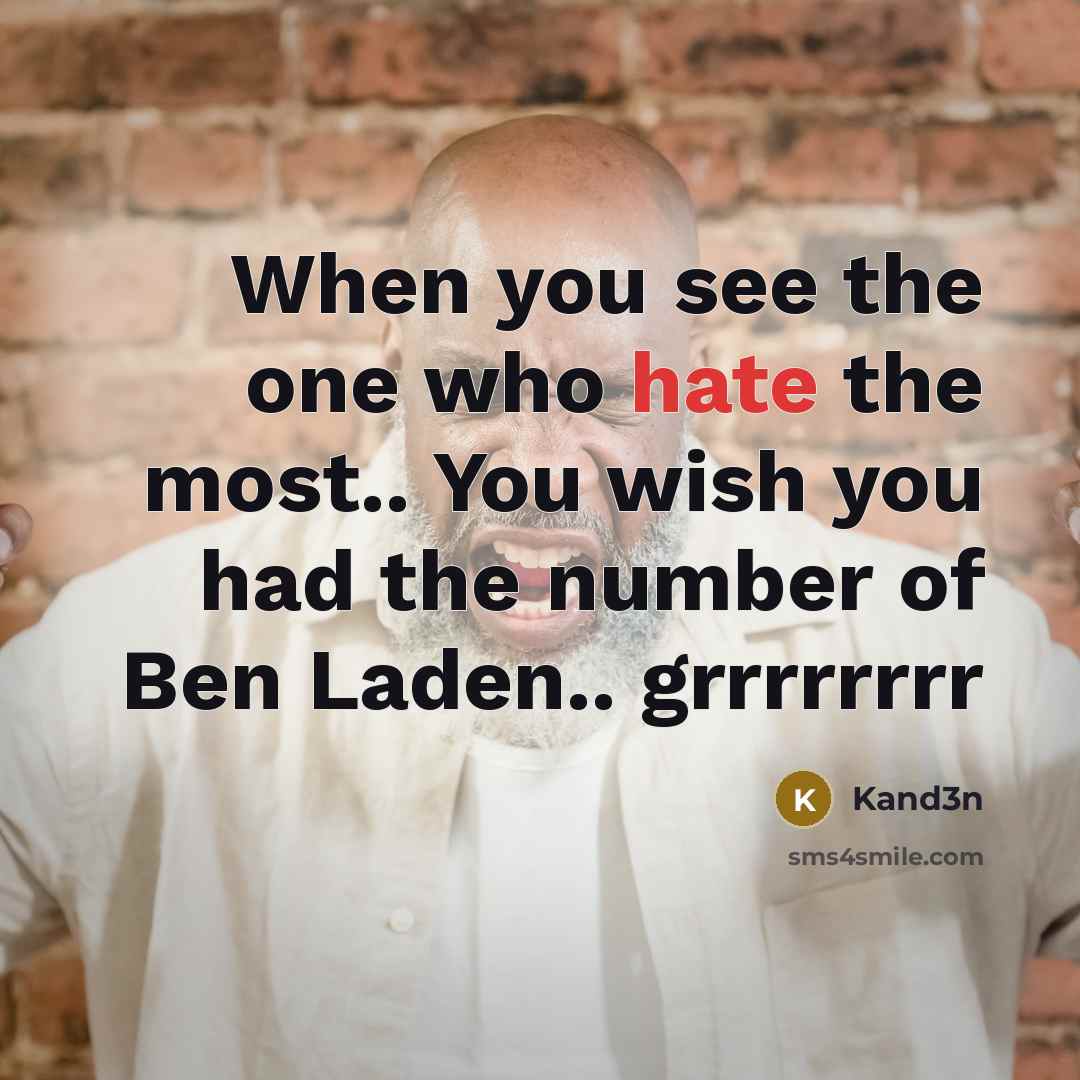 “When you see the one who hate the most.. You…” quote by Kand3n