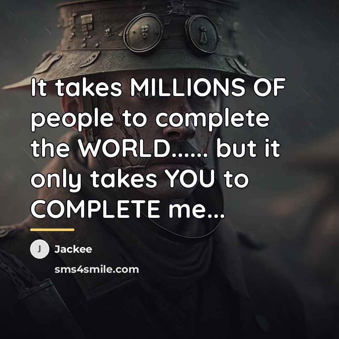“It takes MILLIONS OF people to complete the WORLD...... but…” quote by Jackee