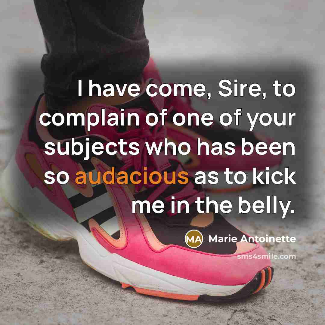 “I have come, Sire, to complain of one of your…” quote by Marie Antoinette