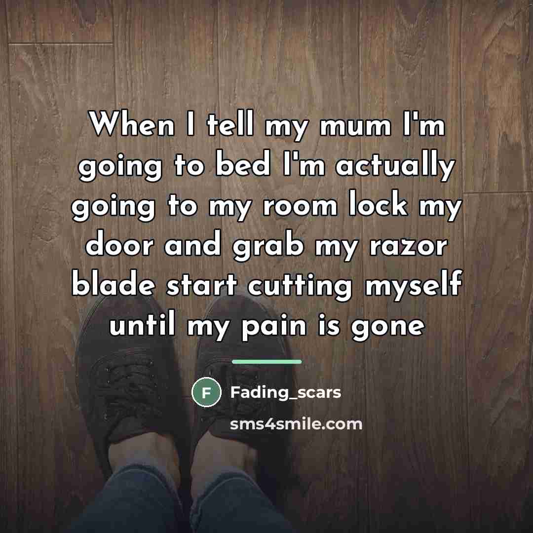 “When I tell my mum I'm going to bed I'm…” quote by Fading_scars