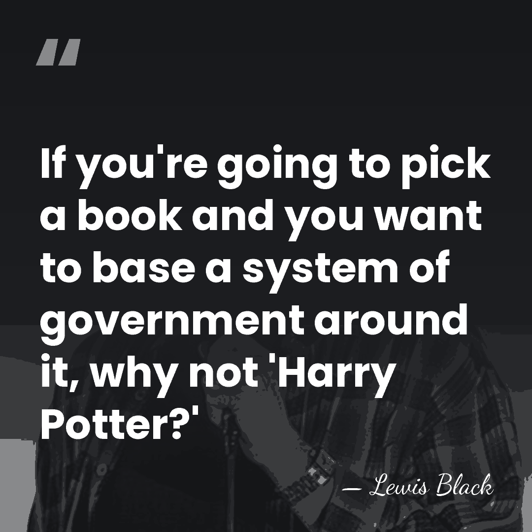 If you're going to pick a book and you want to base&hellip; - Lewis Black