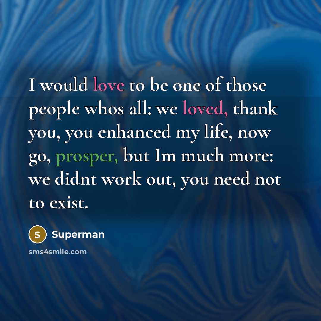 “I would love to be one of those people whos…” quote by Superman