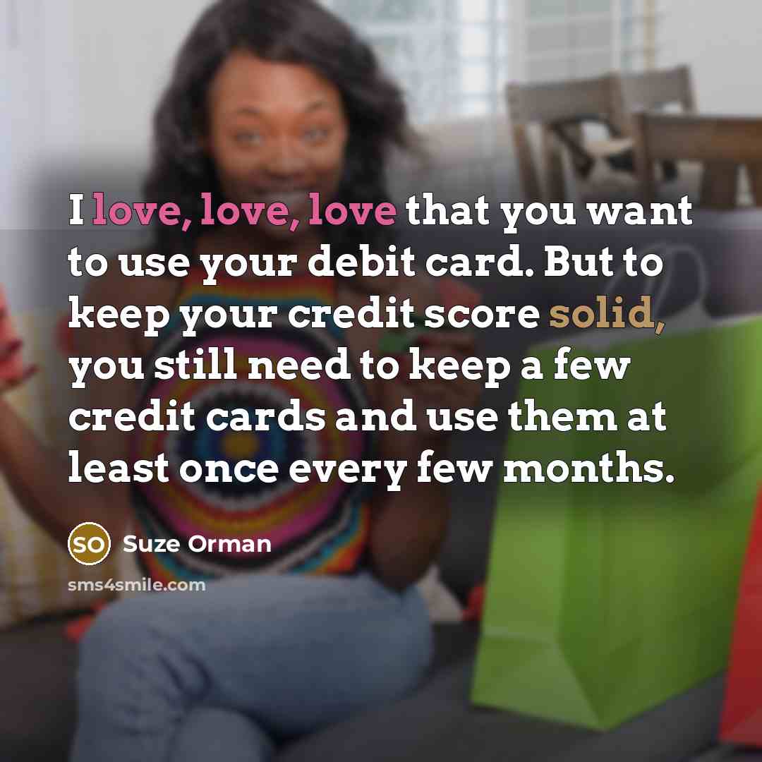 “I love, love, love that you want to use your…” quote by Suze Orman