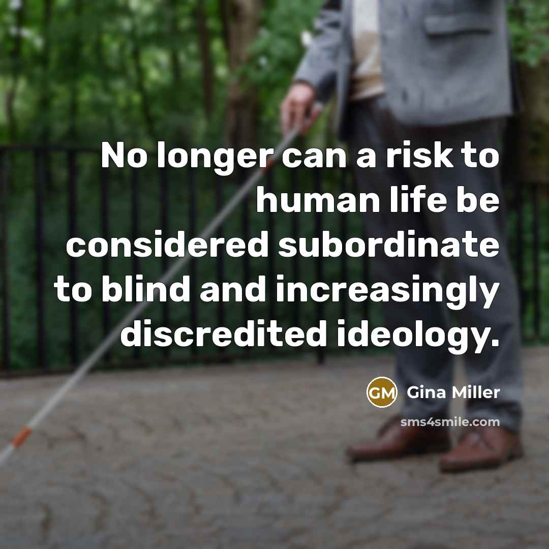 “No longer can a risk to human life be considered…” quote by Gina Miller