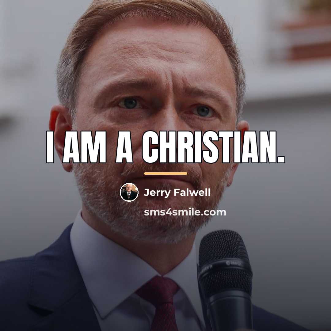 “I am a Christian.…” quote by Jerry Falwell