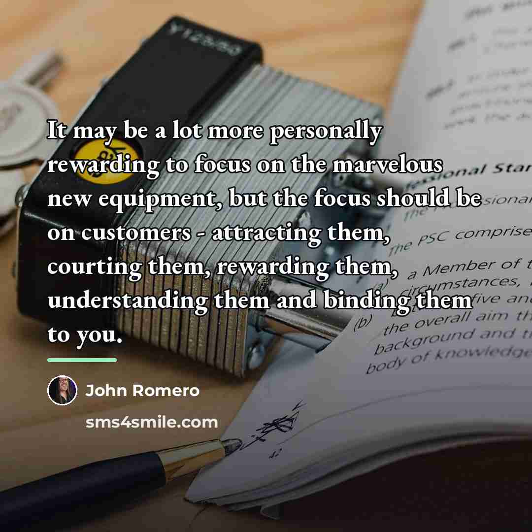 “It may be a lot more personally rewarding to focus…” quote by John Romero