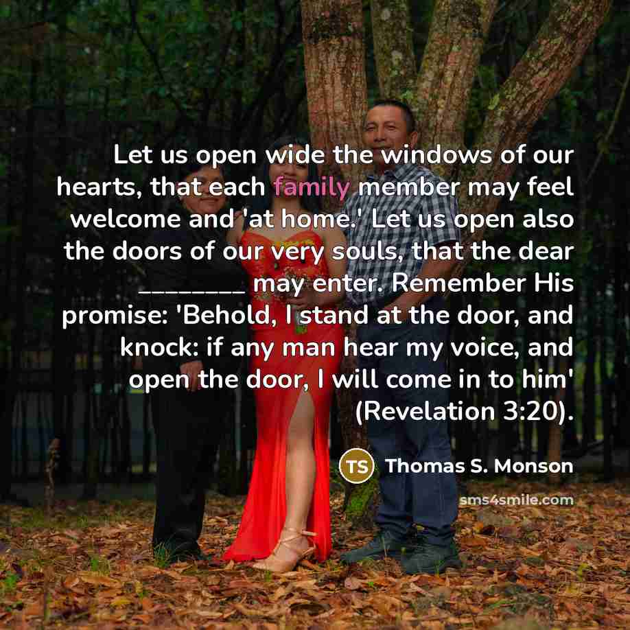 “Let us open wide the windows of our hearts, that…” quote by Thomas S. Monson