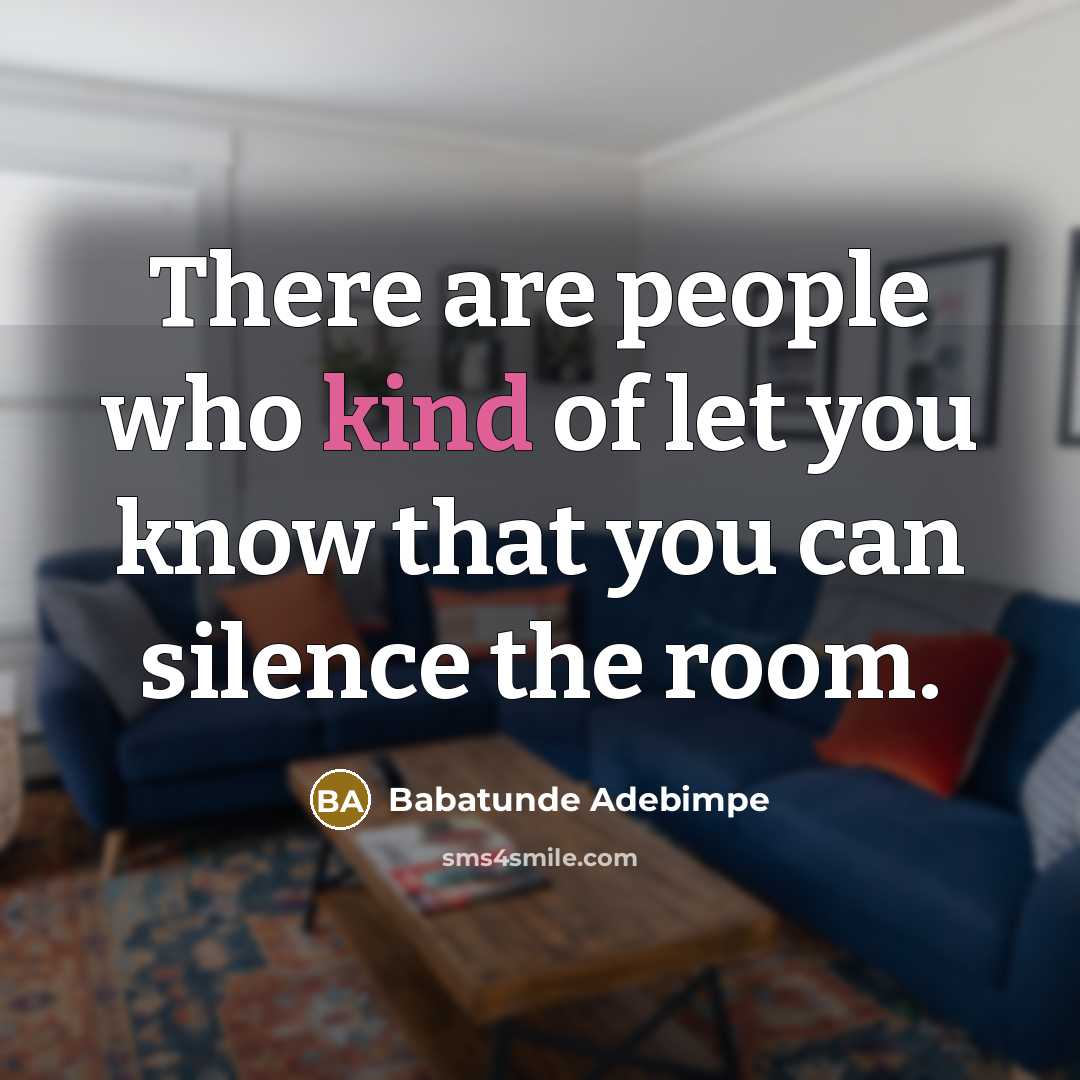“There are people who kind of let you know that…” quote by Babatunde Adebimpe