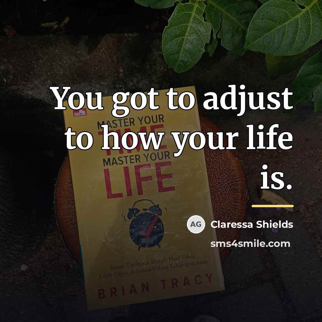 “You got to adjust to how your life is.…” quote by Claressa Shields
