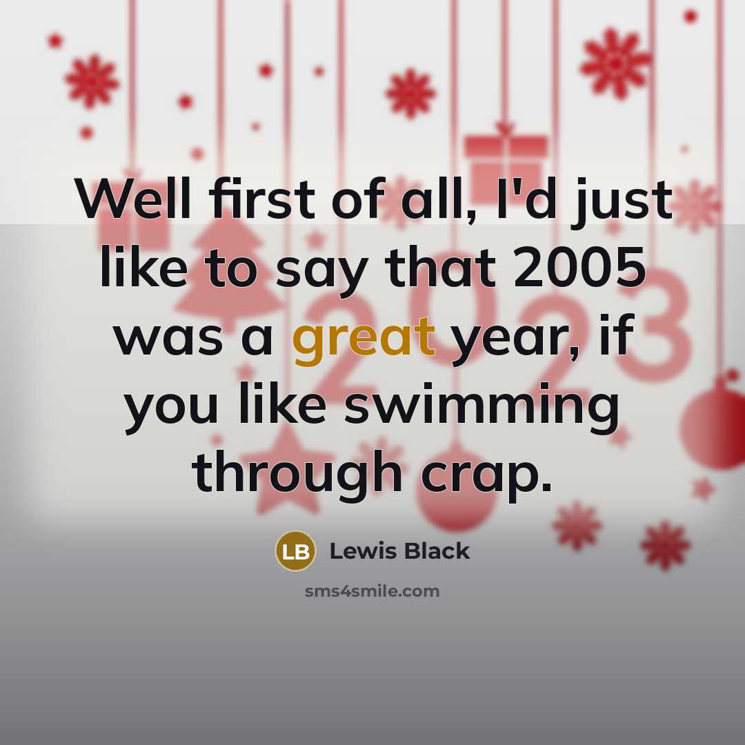 “Well first of all, I'd just like to say that…” quote by Lewis Black