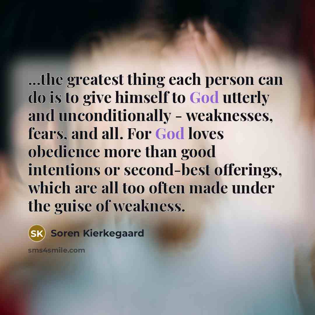 “...the greatest thing each person can do is to give…” quote by Soren Kierkegaard