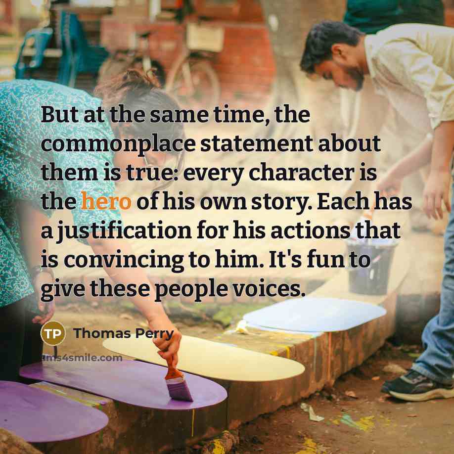 “But at the same time, the commonplace statement about them…” quote by Thomas Perry