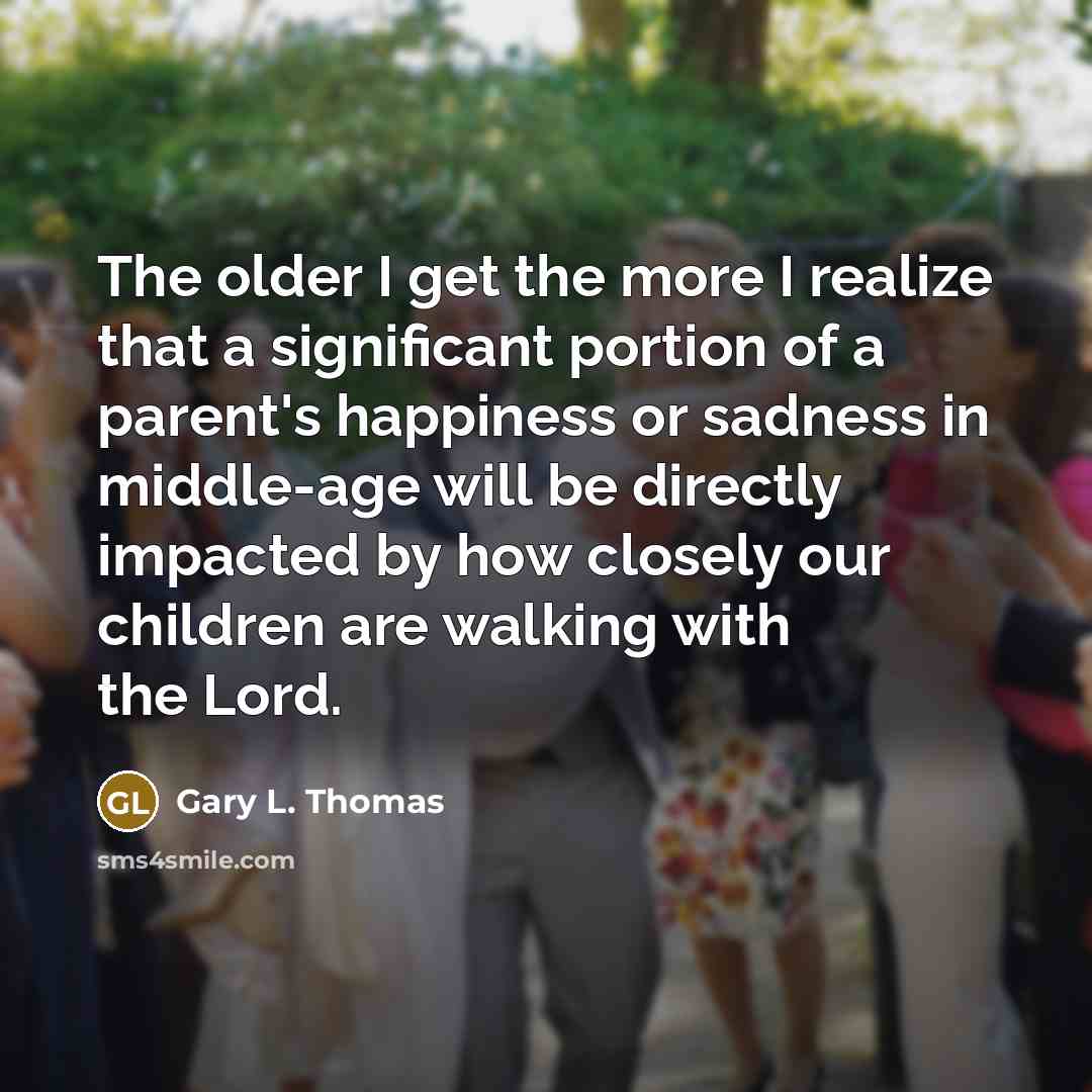 “The older I get the more I realize that a…” quote by Gary L. Thomas