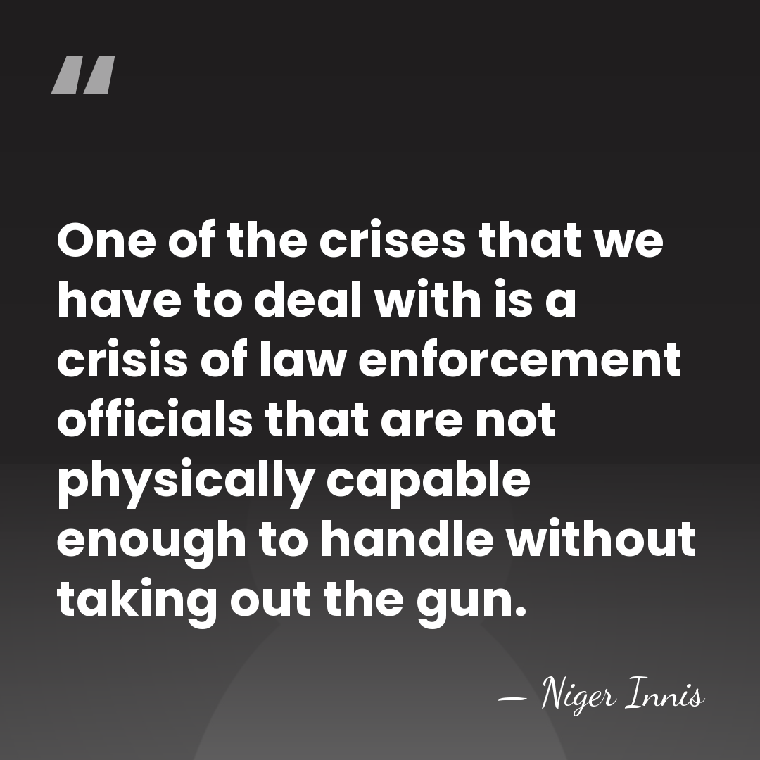 One of the crises that we have to deal with is a&hellip; - Niger Innis