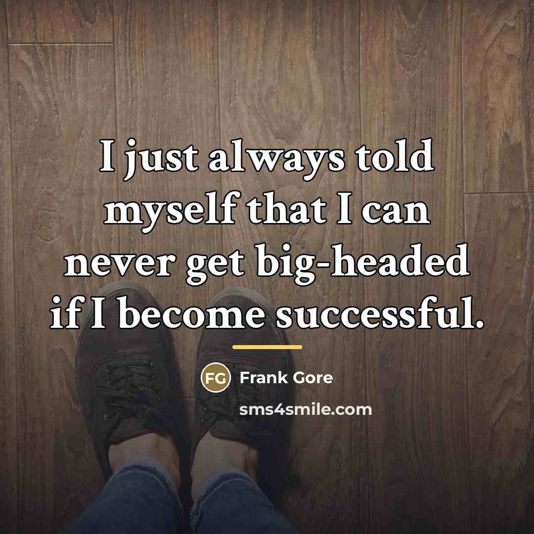 “I just always told myself that I can never get…” quote by Frank Gore