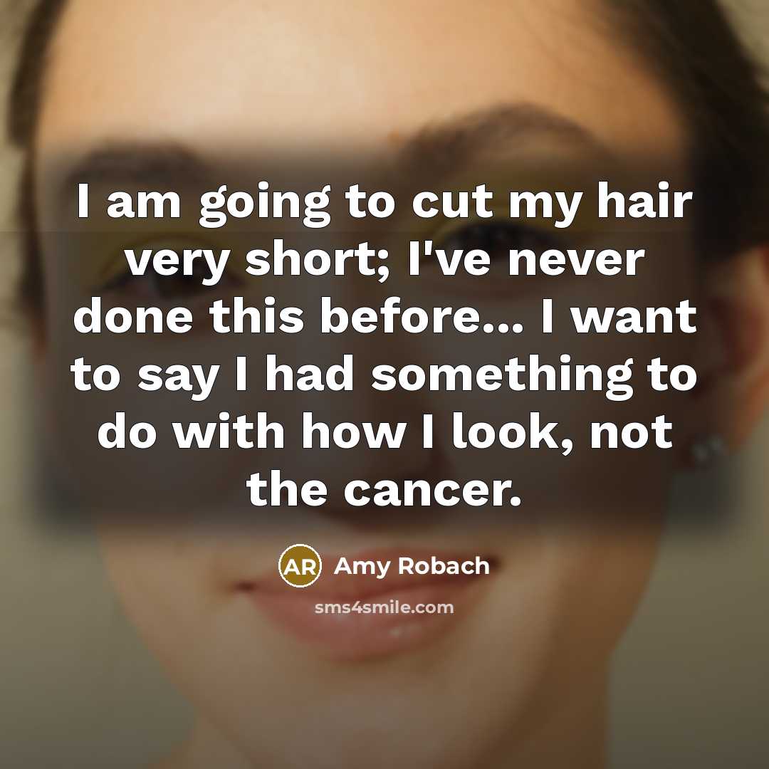 “I am going to cut my hair very short; I've…” quote by Amy Robach