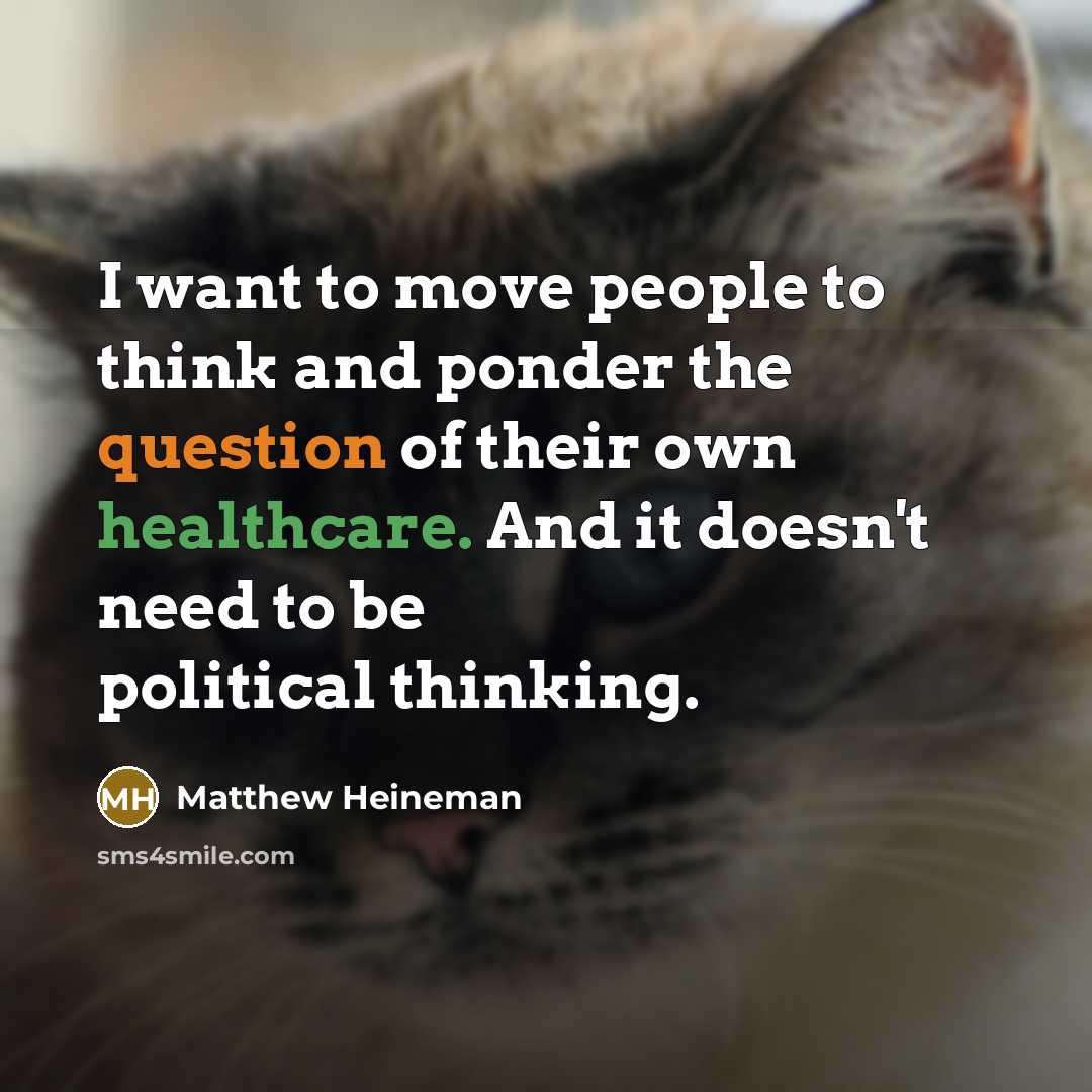 “I want to move people to think and ponder the…” quote by Matthew Heineman