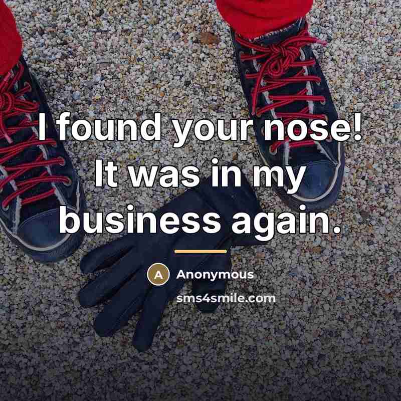 “I found your nose! It was in my business again.…” quote by Chunk
