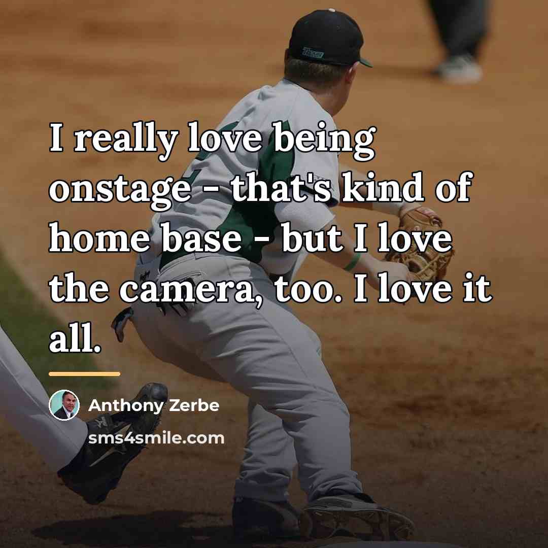 “I really love being onstage - that's kind of home…” quote by Anthony Zerbe