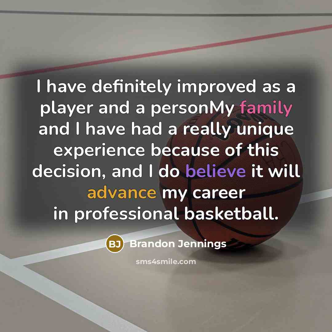 “I have definitely improved as a player and a personMy…” quote by Brandon Jennings